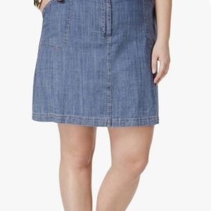 Karen‎ Scott Denim Blue Women's Skort